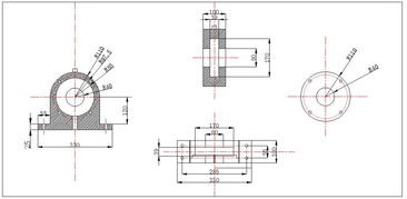 方形座外球面轴承座下载 71.16 kb,dwg格式 机械cad图纸